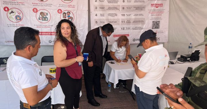 Inicia en Tecámac el Programa de Canje de Armas