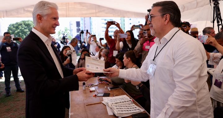 CONVOCA GOBERNADOR A SOCIEDAD MEXIQUENSE A TENER UNA JORNADA ELECTORAL DONDE PREVALEZCA LA PAZ, EL RESPETO Y LA TRANSPARENCIA