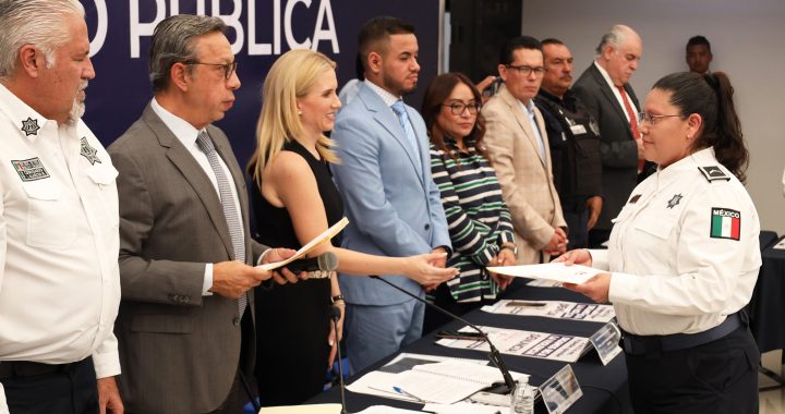 REGISTRA HUIXQUILUCAN AVANCE DE 99.4% EN LA CERTIFICACIÓN DE SUS POLICÍAS