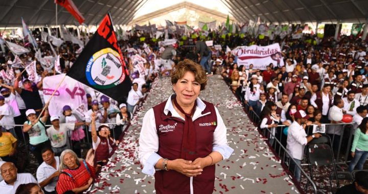 El Estado de México se pinta de guinda, Delfina Gómez gana 36 de los 45 distritos electorales