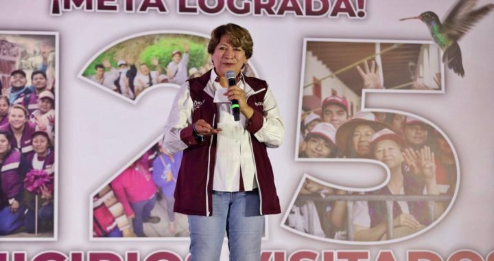 “¡Soy mujer de territorio!”: visita Delfina Gómez los 125 municipios del Estado de México