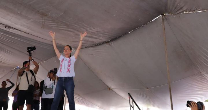 Inicia Sheinbaum en Tecámac Recorrido en el Estado de México