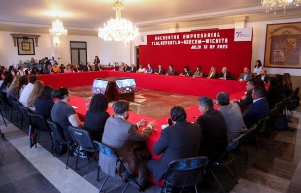 *ENCUENTRO EMPRESARIAL ENTRE TLALNEPANTLA, ASECEM Y WICHITA, FORTALECE LAS RELACIONES Y BRINDA A LOS EMPRESARIOS FACILIDADES COMERCIALES*