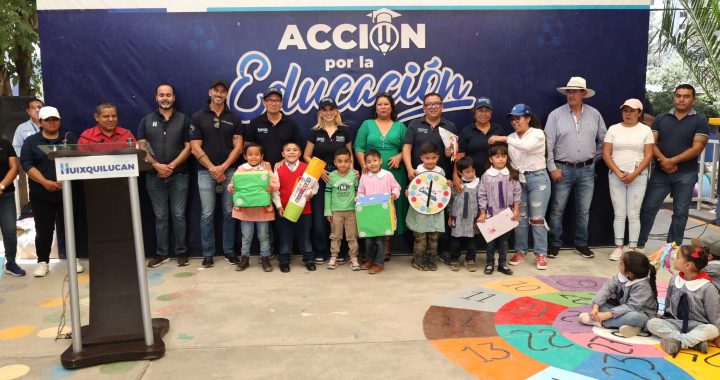 AVANZA “ACCIÓN POR LA EDUCACIÓN” EN HUIXQUILUCAN; REHABILITAN JARDÍN DE NIÑOS DE MONTÓN CUARTELES