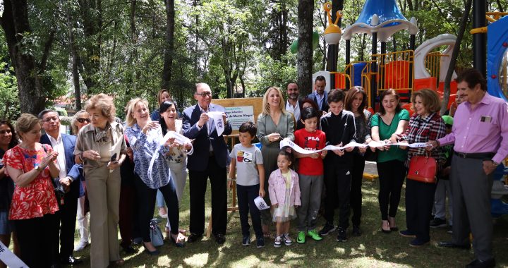 INAUGURA HUIXQUILUCAN PARQUE DE JUEGOS INFANTILES EN LOMAS DE LA HERRADURA
