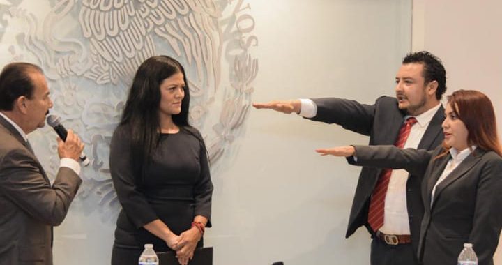*PEDRO RODRÍGUEZ TOMA PROTESTA A DOS NUEVOS INTEGRANTES DEL COMITÉ DE PARTICIPACIÓN CIUDADANA DEL SISTEMA MUNICIPAL ANTICORRUPCIÓ