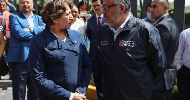 Encabeza Delfina Gómez, Gobernadora del Estado de México, Segundo Simulacro Nacional 2023