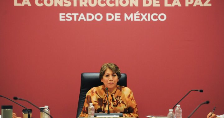La Gobernadora Delfina Gómez dirige el trabajo con instancias de seguridad federales, estatales y locales en la Mesa de Coordinación para la Construcción de la Paz