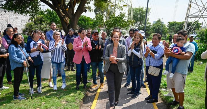 ENTREGA ANGÉLICA MOYA REHABILITACIÓN DE PARQUE CON PERSPECTIVA DE GÉNERO
