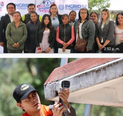 INGRID SCHEMELENSKY INAUGURA “MI ESPACIO SEGURO” PROGRAMA DE SEGURIDAD QUE BRINDA CAMARAS DE VIDEOVIGILANCIA EN ESCUELAS DE ATIZAPÁN DE ZARAGOZA