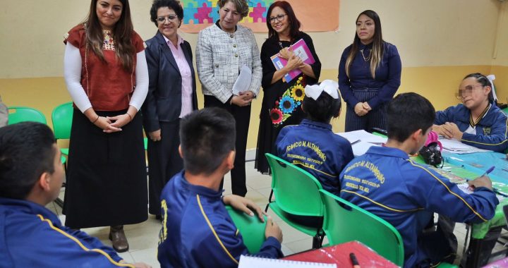 Presenta Gobernadora Delfina Gómez Proyecto de Renovación Tecnológica de Teleplanteles: “Beneficiará a estudiantes históricamente vulnerables”, expuso