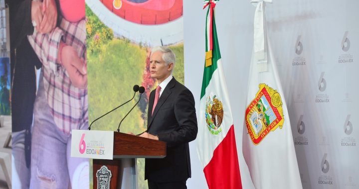 ES EDOMÉX UNA ENTIDAD MÁS JUSTA Y FUERTE, QUE AVANZA HACIA UN FUTURO DE DESARROLLO Y UNIDAD: ALFREDO DEL MAZO