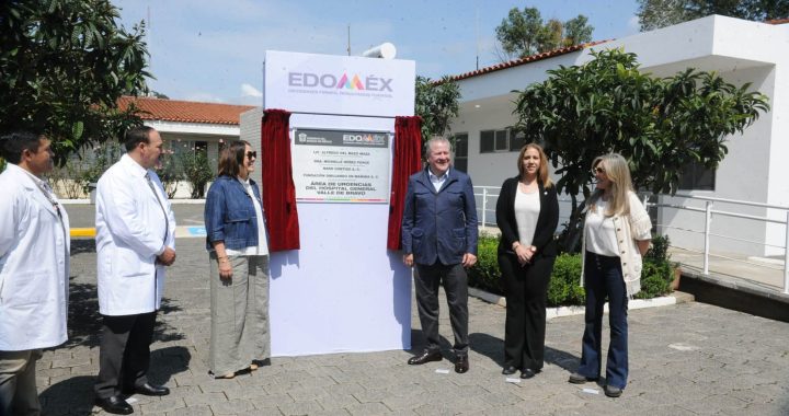 ENTREGAN MODERNIZACIÓN DEL ÁREA DE URGENCIAS DEL HOSPITAL GENERAL DE VALLE DE BRAVO