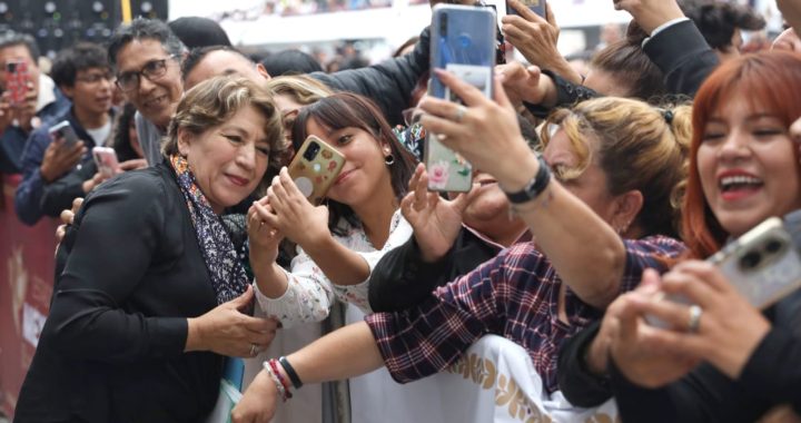 La Gobernadora Delfina Gómez arranca su gira de agradecimiento por el Estado de México