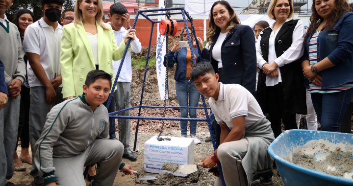 INVIERTE HUIXQUILUCAN CASI 35 MILLONES DE PESOS EN INFRAESTRUCTURA EDUCATIVA  