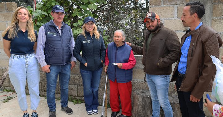 ENTREGA HUIXQUILUCAN APOYOS ALIMENTARIOS Y DE VIVIENDA EN TRES COMUNIDADES DE LA ZONA TRADICIONAL