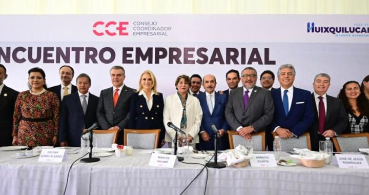 La Gobernadora Delfina Gómez se reúne con el Consejo Coordinador Empresarial; convoca al sector “a hacer equipo”
