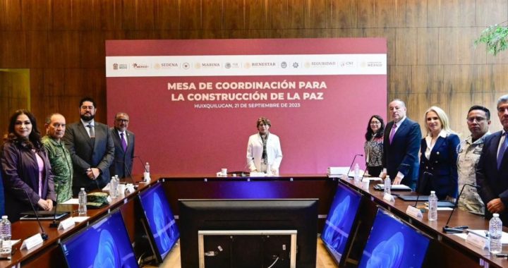 La Gobernadora Delfina Gómez instala Mesa de Coordinación para la Construcción de la Paz en Huixquilucan