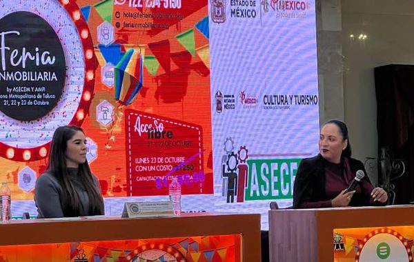 FERIA INMOBILIARIA SERÁ DETONANTE DEL DESARROLLO DEL VALLE DE TOLUCA: CINTHYA CAMARILLO