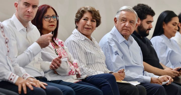 Becas para estudiantes de Educación Básica y de Universidad en Valle de Chalco se duplicarán, aseguran el Presidente López Obrador y la Gobernadora Delfina Gómez