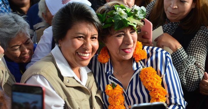Inaugura Gobernadora Delfina Gómez sucursal del Banco del Bienestar en San Jerónimo Amanalco, Texcoco