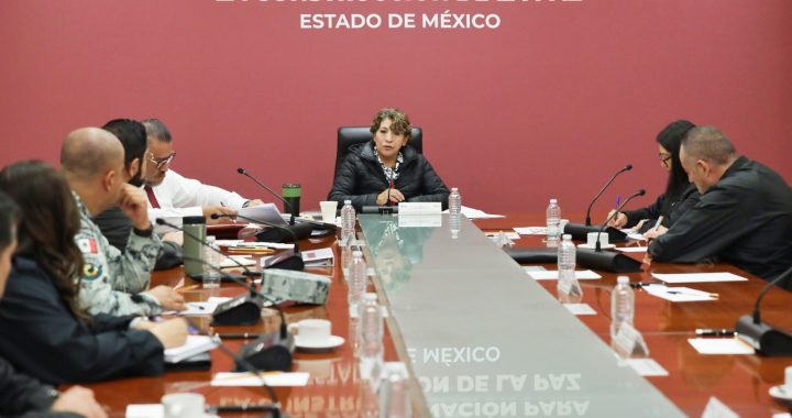 Gobernadora Delfina Gómez instruye monitoreo en el sur del Estado de México por intensas lluvias ocasionadas por huracán Otis
