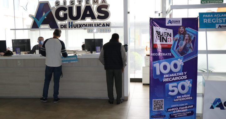 INVITA HUIXQUILUCAN A APROVECHAR “EL BUEN FIN 2023” CON DESCUENTOS EN EL PAGO DEL PREDIAL Y AGUA