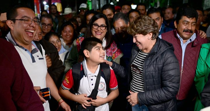 Inaugura Gobernadora Delfina Gómez vialidad en beneficio de 45 mil habitantes de Texcoco
