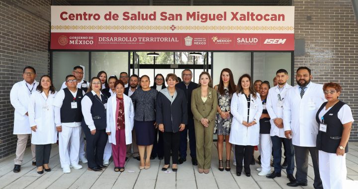 La Gobernadora Delfina Gómez inaugura Centro de Salud en Nextlalpan