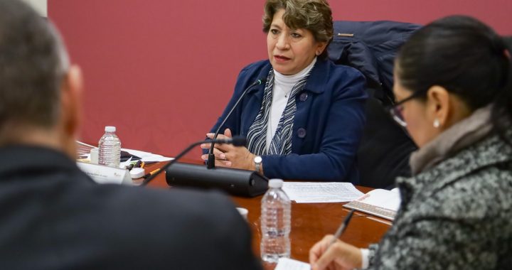 Gobernadora Delfina Gómez da seguimiento a estrategia para combatir robo de autotransporte