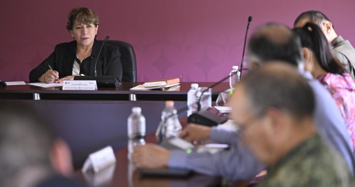 Gobernadora Delfina Gómez da seguimiento a estrategia de seguridad en Tierra Caliente