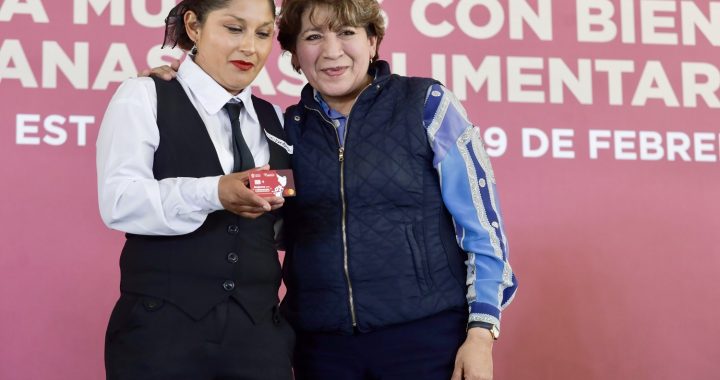 Gobernadora Delfina Gómez entrega 9 mil tarjetas de Mujeres con Bienestar en Huixquilucan; es un reflejo de El Poder de Servir con eficacia