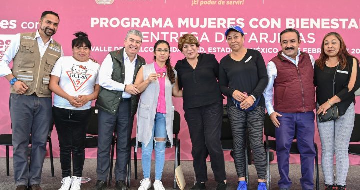 Beneficiarias de Tarjeta Mujeres con Bienestar recibirán 7 mil 500 pesos en el Estado de México