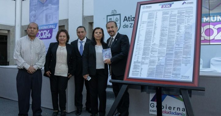 PRESENTAN PEDRO RODRÍGUEZ Y CABILDO DE ATIZAPÁN DE ZARAGOZA BANDO MUNICIPAL 2024; CONTEMPLA MULTAS A QUIEN DESPERDICIE AGUA*