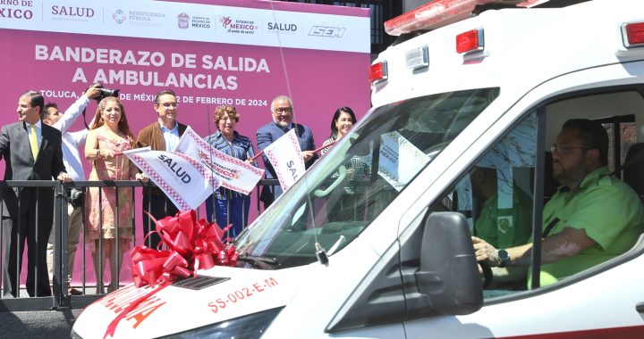 Recibe Gobierno de Delfina Gómez ambulancias, mastógrafos y apoyos funcionales de la Beneficencia Pública