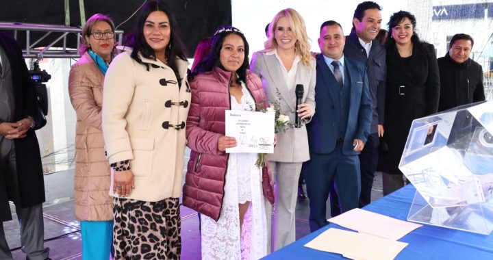 SE UNEN EN MATRIMONIO CIVIL 250 PAREJAS DE HUIXQUILUCAN