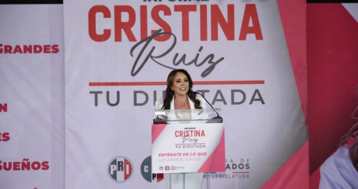 EL PRI TIENE LA ENORME RESPONSABILIDAD DE RECONSTRUIR A MÉXICO, LUEGO DE QUE MORENA LO DESTRUYERA: CRISTINA RUIZ