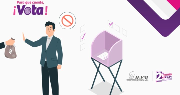 IEEM INVITA A LA CIUDADANÍA A IDENTIFICAR LOS DELITOS ELECTORALES Y A DENUNCIARLOS