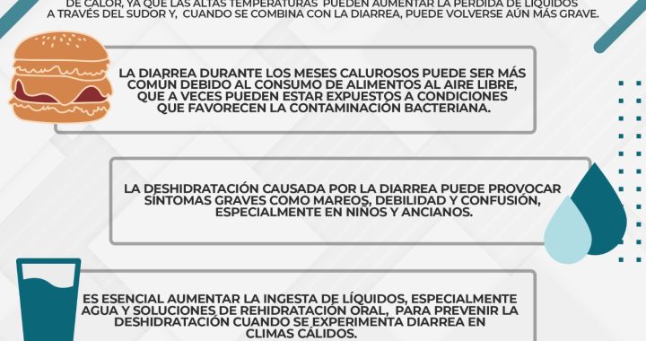 EXHORTA EL GOBIERNO MUNICIPAL A EVITAR LAS COMPLICACIONES DERIVADAS DE DIARREA POR ENFERMEDADES GASTROINTESTINALES