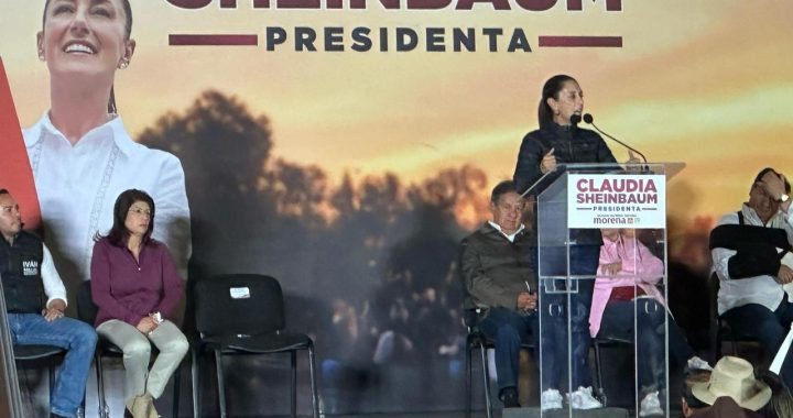 Cierran Sheinbaum y Mariela Gutiérrez en Amecameca su Gira de Tres Días por Edomex