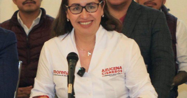 Con amplia ventaja inicia Azucena Cisneros campaña en Ecatepec