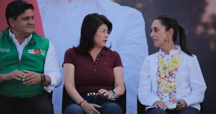 Claudia Sheinbaum Visita por Tercera Ocasión el Estado de México en Compañía de Mariela Gutiérrez