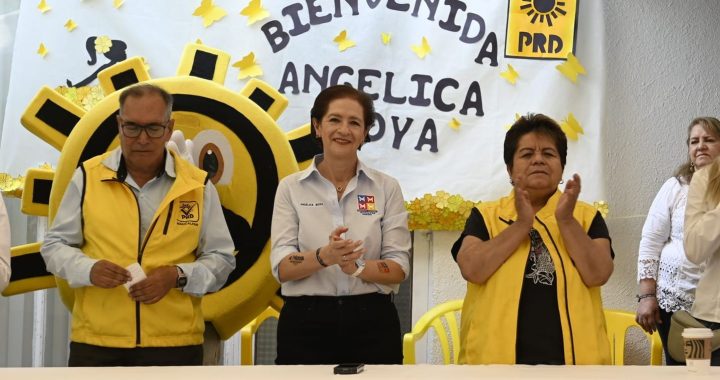 CONFIRMAN PERREDISTAS APOYO A ANGÉLICA MOYA, RUMBO AL 2 DE JUNIO