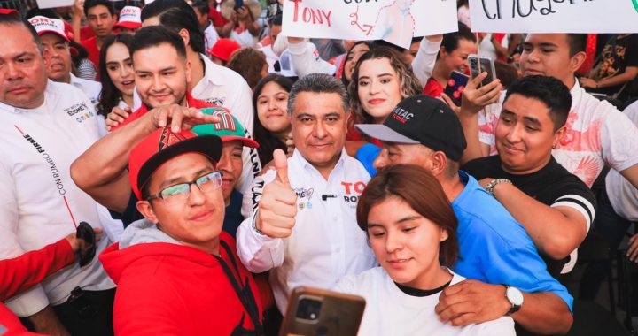 MÁS DE 12 MIL CIUDADANOS EN TLALNEPANTLA RESPALDARON A TONY RODRÍGUEZ: BAJO EL LEMA «CON RUMBO FIRME» EL PRIISTA SE FORTALECE