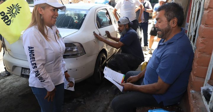 MAYOR SEGURIDAD ES LA CONSTANTE PETICIÓN DE LOS VECINOS: ÁNGELES DÁVILA