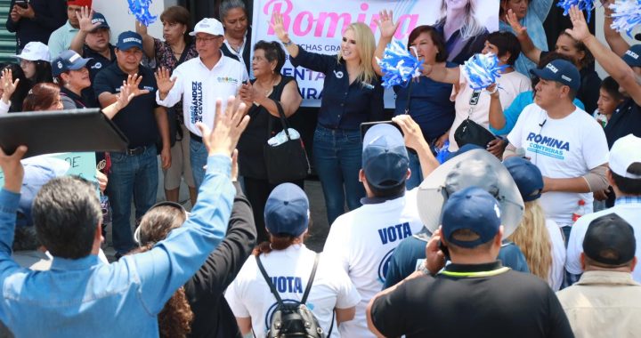 PROMETE ROMINA CONTRERAS AUMENTAR EL ESTADO DE FUERZA DE LA POLICÍA MUNICIPAL PARA REFORZAR LA SEGURIDAD EN HUIXQUILUCAN  