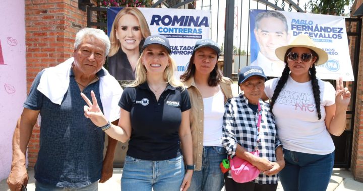 SE SUMAN 150 PRIÍSTAS A LA CANDIDATURA DE ROMINA CONTRERAS EN HUIXQUILUCAN