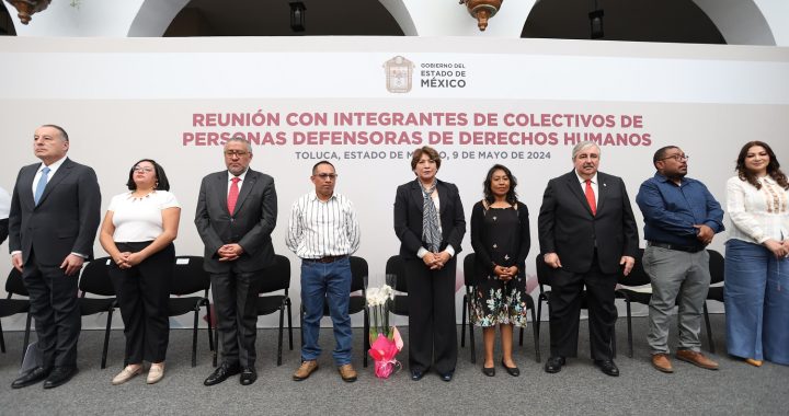 Gobernadora Delfina Gómez Álvarez hace justicia con liberación de presos inocentes en el Estado de México; colectivo retira plantón frente a Palacio de Gobierno tras atención de autoridades