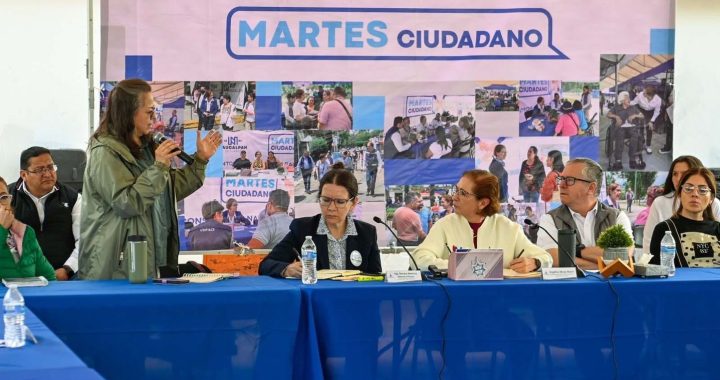RECORRERÁ ANGÉLICA MOYA COMUNIDADES PARA RENDIR CUENTAS Y EVALUAR ‘MARTES CIUDADANO’