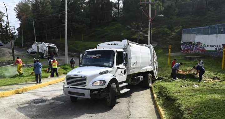 OFRECE NAUCALPAN MAYOR SEGURIDAD CON LIMPIEZA Y PODA DE ÁREAS VERDES